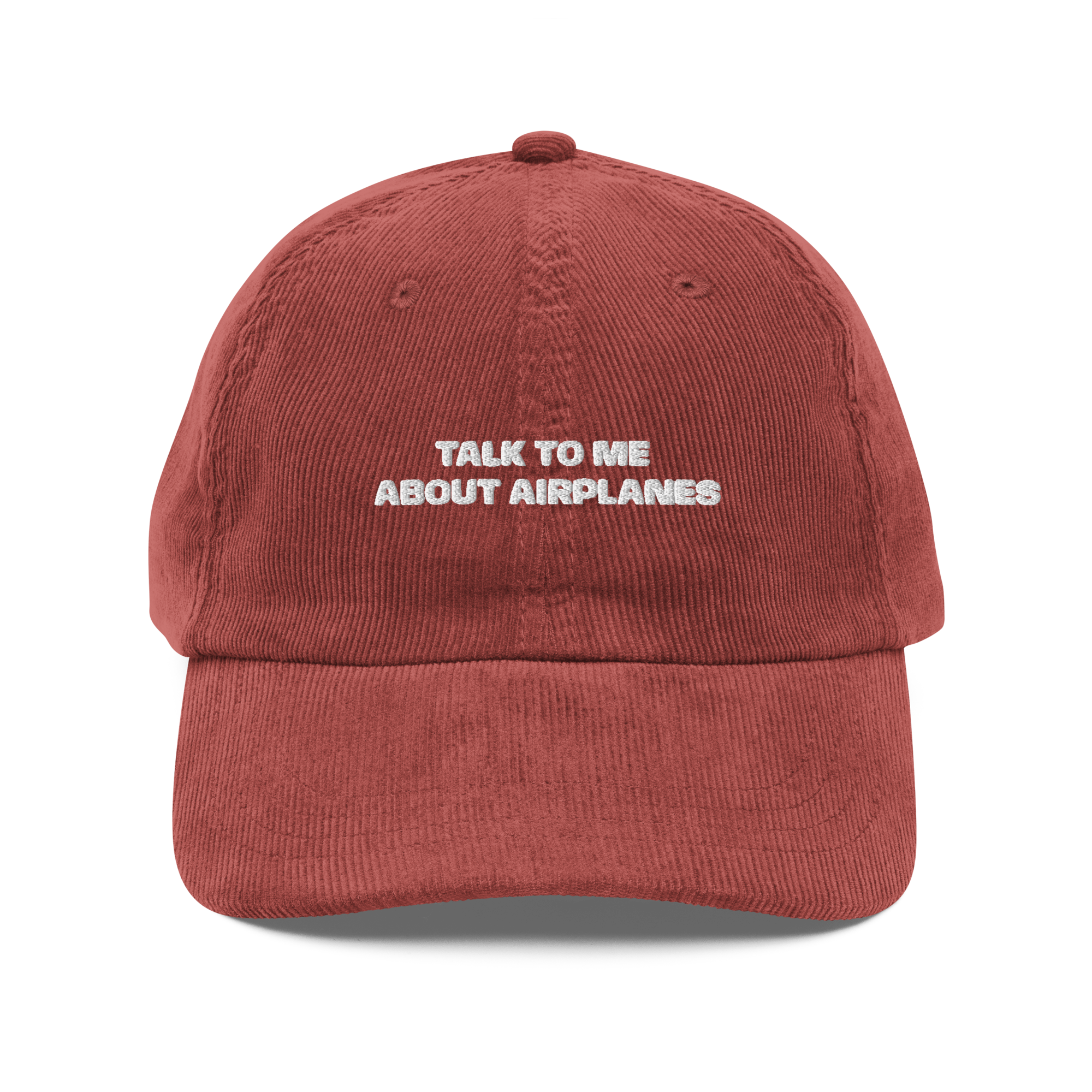 Talk To Me About Airplanes - Corduroy Hat